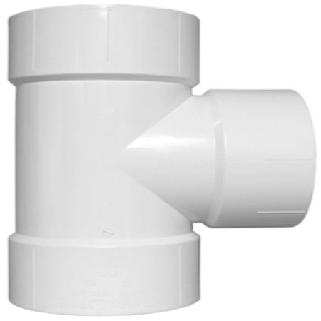Charlotte Pipe And Foundry Charlotte Pipe  Schedule 40 1.5 in. Hub x 1.5 in. Dia. Hub PVC Vent Tee 4655981